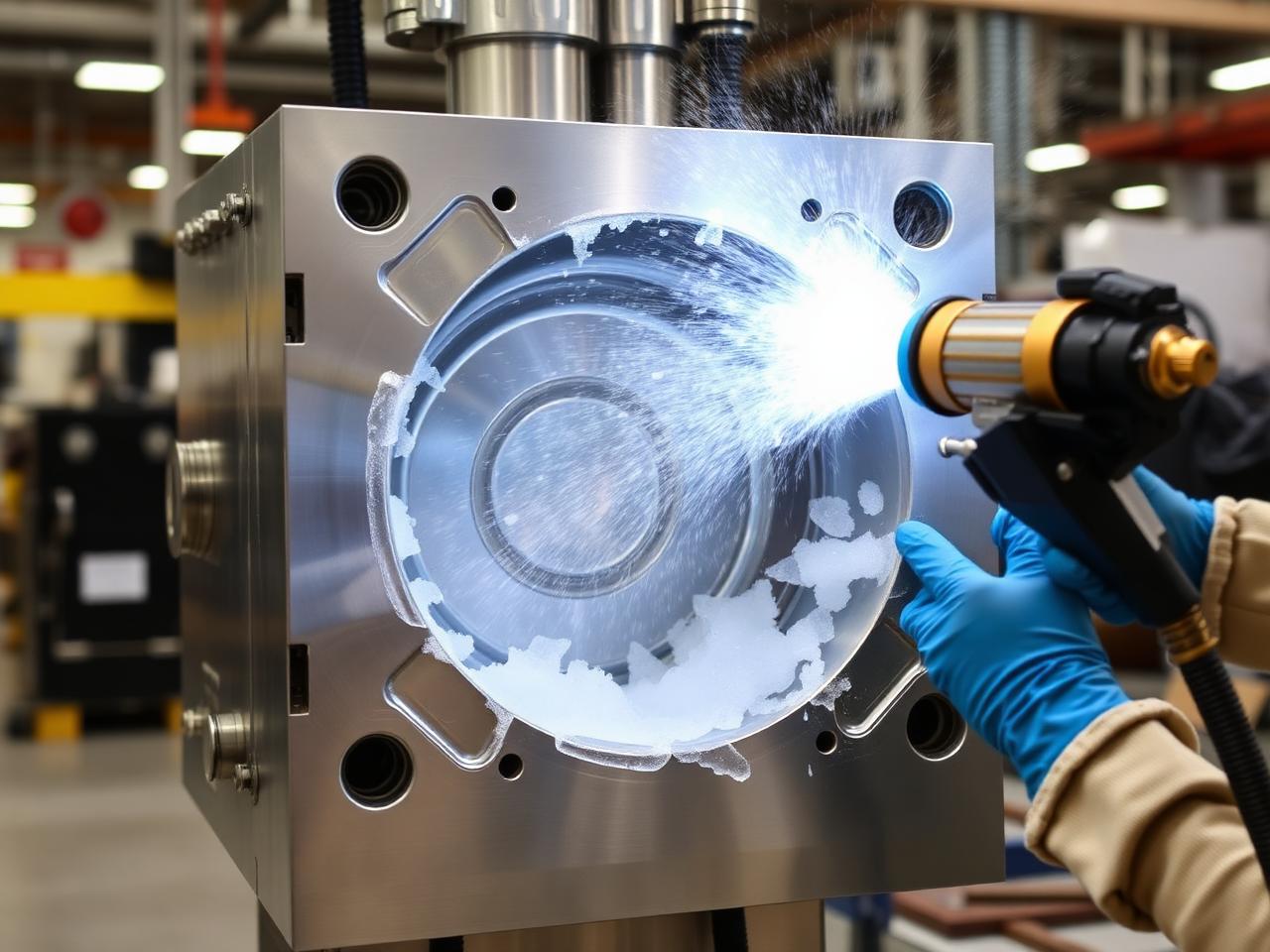 Mobile dry ice blasting on Injection mold cavity — Boise, ID — Summit Cryo